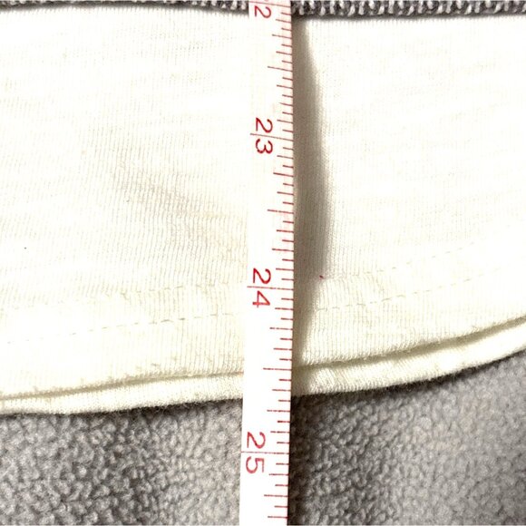 Sonoma Lifestyle Womens Gray & White Striped Knit Top Medium Lounge - Picture 6 of 6